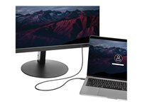StarTech.com 1m (3.3ft) Thunderbolt 3 Cable, 20Gbps, 100W PD, 4K Video, Thunderbolt-Certified, Compatible w/ TB4/USB 3.2/DisplayPort - Thunderbolt-kabel - USB-C (hann) til USB-C (hann) - Thunderbolt 3 / USB / DisplayPort - 1 m - svart - for P/N: CDP2HDUACP, CDP2HDUACPW, PEXUSB321C TBLT3MM1M