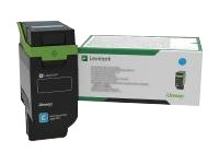 Lexmark - Cyan - original - boks - tonerpatron LCCP, LRP - for Lexmark CS531dw, CS632dwe, CX635adwe 75M20C0