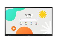 Samsung Interactive Display WA75F - 75" Diagonalklasse WAF Series LED-bakgrunnsbelyst LCD-skjerm - utdanning / næringsliv - med pekeskjerm (multiberørings) - Android - 4K UHD (2160p) 3840 x 2160 - svart LH75WAFWLGCXEN