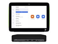 HP Poly Studio - Zoom Room - Base Kit - videokonferansesett (Poly TC10-berøringskontroller, HP Mini Conferencing PC) - Zoom Certified - power adapter included 9J6C9AA