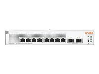 HPE Networking Instant On 1930 8G Class4 PoE 2SFP 124W Switch - Switch - L3 - Styrt - 8 x 10/100/1000 (PoE) + 2 x Gigabit SFP - rackmonterbar - PoE (124 W) JL681A#ABB