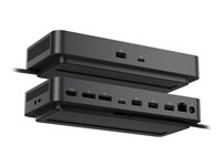 Dell Pro Dock WD25 - Dokkingstasjon - USB-C - HDMI, 2 x DP, USB-C - 1GbE, 2.5GbE - 130 watt - BTO - med 3 års Basic Hardware Service med Advanced Exchange etter fjerndiagnose DELL-WD25