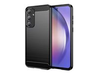 Insmat C&S Style - Baksidedeksel for mobiltelefon - kullstoff-fiber - for Samsung Galaxy A55 650-1226