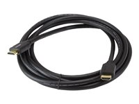 StarTech.com StarTech.com Premium Certified High Speed HDMI 2.0 Cable with Ethernet - 10ft 3m - Ultra HD 4K 60Hz - 10 feet HDMI Male to Male Cord - 30AWG (HDMM3MP) - HDMI-kabel med Ethernet - HDMI hann til HDMI hann - 3 m - svart - for P/N: EXTEND-HDMI-4K40C6P1, KITBXAVHDPEU, KITBXAVHDPUK, KITBXDOCKPEU, KITBXDOCKPUK HDMM3MP