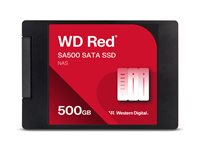 WD Red SA500 WDS500G1R0A-68A4W0 - SSD - 500 GB - intern - 2.5" - SATA 6Gb/s WDS500G1R0A-68A4W0