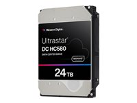 WD Ultrastar DC HC580 WUH722424AL5204 - Harddisk - Data Center - 24 TB - intern - 3.5" - SAS 12Gb/s - 7200 rpm - buffer: 512 MB 0F62802