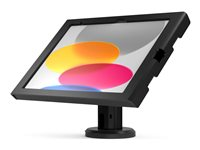Compulocks iPad 10th-11th (A16) Gen Swell Enclosure Tilting Stand 4" Black - Stativ - for nettbrett - svellinginnhegning - svart - skjermstørrelse: 10.9" - skranke - for Apple 10.9-inch iPad Wi-Fi, Wi-Fi + Cellular TCDP04209SWLB