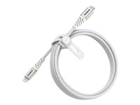 OtterBox Premium - Lightning-kabel - Lightning hann til USB-C hann - 2 m - skyhvit 78-52652