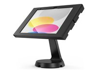 Compulocks iPad 10th-11th (A16) Gen Swell Enclosure Mast Counter Stand - Black - Monteringssett (hus, stativ) - for nettbrett - låsbar - stål, aluminium - svart - skjermstørrelse: 10.9" - skranketopp, veggmonterbar - for Apple 10.9-inch iPad (10. generasjon) 333B209SWLB