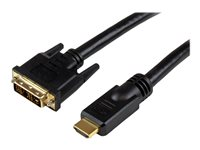 StarTech.com 3m High Speed HDMI Cable to DVI Digital Video Monitor - Adapterkabel - HDMI hann til DVI-D hann - 3 m - svart HDDVIMM3M