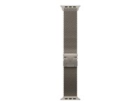 Apple - Sløyfe for smart armbåndsur - 49 mm - Liten størrelse - naturlig MXKC3ZM/A