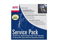 APC Extended Warranty Service Pack - Teknisk kundestøtte - rådgivning via telefon - 1 år - 24x7 - for P/N: SMT3000I-AR, SMT3000R2I-AR, SRT1500XLJ, SRT192BP2J, SRT96BPJ, SRV6KI-TW, XU2K0LLXXRCC WBEXTWAR1YR-SP-04