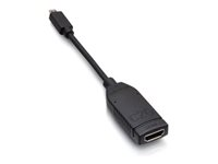 C2G Micro HDMI to HDMI Dongle Adapter Converter - HDMI-kabel - 19 pin micro HDMI Type D hann loddet til HDMI hunn loddet - svart - 4K-støtte, 4K 30Hz støtte, 1080p-støtte C2G30068