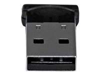 StarTech.com Bluetooth Adapter - Mini Bluetooth 4.0 USB Adapter - 50m/165ft Wireless Bluetooth Dongle - Smart Ready LE+EDR (USBBT1EDR4) - Nettverksadapter - USB - Bluetooth 4.0 - Klasse 1 - svart USBBT1EDR4