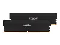 Crucial Pro - Overclocking Edition - DDR5 - sett - 32 GB: 2 x 16 GB - DIMM 288-pin - 6000 MT/s / PC5-48000 - CL36 - 1.35 V - ikke-bufret - svart CP2K16G60C36U5B