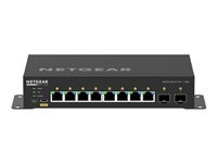 NETGEAR AV Line M4250-8G2XF-PoE+ - Switch - L3 - Styrt - 8 x 10/100/1000 (8 PoE+) + 2 x 10 Gigabit SFP+ - side til side-luftflyt - stasjonær - PoE+ (220 W) GSM4210PX-100EUS