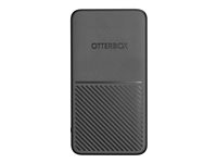 OtterBox Standard - Strømbank - 5000 mAh - Apple Fast Charge, AFC, USB BC 1.2 - 2 utgangskontakter (USB, USB-C) - på kabel: USB-C - nesten natt 78-80641