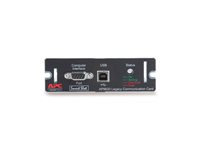 APC Legacy Communications SmartSlot Card - Adapter for fjernstyrt administrasjon - SmartSlot - USB, serie - svart - for Smart-UPS 1000, 750; Smart-UPS RT 10000VA, 3000, 5000; Smart-UPS X 1000, 1500 AP9620