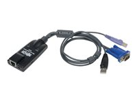 Eaton Tripp Lite Series USB Server Interface Unit Virtual Media & CAC B064 Cat5 KVM TAA - KVM / USB-utvider - opp til 50 m - TAA-samsvar - for P/N: B064-016-02-IPH, B064-016-04-IPH, B064-032-01-IPH, B064-032-02-IPH, B064-032-04-IPH B055-001-UV2CAC