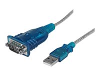 StarTech.com 1 Port USB to Serial RS232 Adapter - Prolific PL-2303 - USB to DB9 Serial Adapter Cable - RS232 Serial Converter (ICUSB232V2) - Seriell adapter - USB 2.0 - RS-232 ICUSB232V2