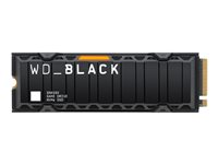 WD_BLACK SN850X WDS100T2XHE - SSD - kryptert - 1 TB - intern - M.2 2280 - PCIe 4.0 x4 (NVMe) - TCG Opal Encryption 2.01 - integrert kjøle WDS100T2XHE-00BCA0