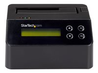 StarTech.com USB 3.0 Hard Drive Eraser Dock for 2.5" & 3.5" SATA SSD HDD + 4Kn Drive - LCD/ RS232 - Secure Erase HDD Wiper Docking Station (SDOCK1EU3P2) - Harddisksletter - 2.5" / 3.5" - SATA 6Gb/s - svart - for P/N: SVA12M5NA SDOCK1EU3P2