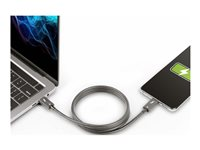 StarTech.com 3ft (1m) Thunderbolt 4 Cable, 40Gbps, 100W Power Delivery, 4K/8K Video, Intel-Certified Thunderbolt Cable - Compatible w/ USB 4/Thunderbolt 4/ USB 3.2/ USB Type-C/DisplayPort/Thunderbolt 3 (TBLT4MM1M) - Thunderbolt-kabel - Thunderbolt 4 (hann) til Thunderbolt 4 (hann) - USB4/Thunderbolt 3/USB 3.2/USB Type-C/DisplayPort - 1 m - 4K-støtte, 8K-støtte, passiv, USB Power Delivery (100 W) - svart TBLT4MM1M