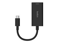 Belkin Connect - Video adapter - USB-C hann til HDMI hunn - svart - 4K 144Hz støtte, 8K 60Hz støtte AVC013BTBK