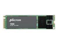 Micron 7450 PRO - SSD - Enterprise, Read Intensive - 480 GB - intern - M.2 2280 - PCIe 4.0 x4 (NVMe) - TAA-samsvar MTFDKBA480TFR-1BC1ZABYYR