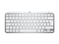 Logitech Master Series MX Keys Mini for Mac - Tastatur - compact - bakbelysning - trådløs - Bluetooth LE - QWERTY - Storbritannia - romgrå 920-012651