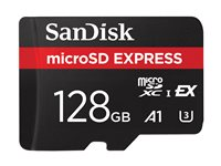 SanDisk Express - Flashminnekort - 128 GB - microSDXC UHS-I SDSQXFN-128G-GN4NN