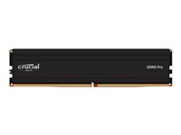 Crucial Pro - DDR5 - modul - 32 GB - DIMM 288-pin lav profil - 5600 MT/s / PC5-44800 - CL46 - 1.1 V - ikke-bufret - on-die ECC - matt svart CP32G56C46U5