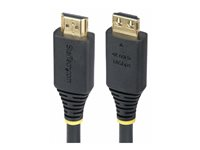 StarTech.com 10ft High Speed HDMI Cable w/Gripping Connectors, 4K 60Hz - High Speed - HDMI-kabel med Ethernet - HDMI hann til HDMI hann - 3 m - skjermet - svart - halogenfri, passiv, 4K 60Hz støtte, støtte for 1080p 240 Hz, 2K 144Hz støtte HDMI2-CABLE-GRIP-10F