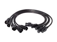 APC - Strømkabel - power IEC 60320 C13 til IEC 60320 C14 - svart AP9890