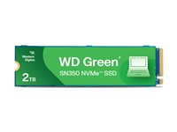 WD Green SN350 NVMe SSD WDS200T3G0C-00AZL0 - SSD - 2 TB - intern - M.2 2280 - PCIe 3.0 x4 (NVMe) WDS200T3G0C-00AZL0