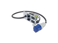 APC - Strømfordelingslist - AC 230 V - inngang: strøm - utgangskontakter: 3 (IEC 60320 C19, IEC 60309) - for Symmetra RM 12kVA Scalable to 12kVA N+1 or 16kVA, 8kVA Scalable to 12kVA N+1 or 16kVA SYPD10