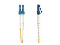 StarTech.com 7m (23ft) LC to SC (UPC) OS2 Single Mode Duplex Fiber Optic Cable, 9/125µm, Laser Optimized, 10G, Bend Insensitive, Low Insertion Loss - LSZH Fiber Patch Cord (SMLCSC-OS2-7M) - Koblingskabel - LC/UPC-enkeltmodus (hann) til SC/UPC-enkeltmodus (hann) - 7 m - 7 m - 2 mm - fiberoptisk - dupleks - 9 / 125 micron - OS1/OS2 - halogenfri, passiv - gul SMLCSC-OS2-7M