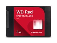 WD Red SA500 WDS400T2R0A-68CKB0 - SSD - 4 TB - intern - 2.5" - SATA 6Gb/s WDS400T2R0A-68CKB0