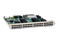 Cisco Catalyst 6800 Series Gigabit Ethernet Copper Module with DFC4 - Utvidelsesmodul - 1000Base-T x 48 - oppusset - for Catalyst 6807-XL, 6880-X-Chassis (XL Tables) C6800-48P-TX-RF