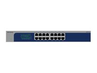 NETGEAR GS516 - V3 - switch - ikke-styrt - 16 x 10/100/1000 - stasjonær, rackmonterbar GS516-300EUS