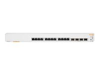 HPE Networking Instant On 1960 12XGT 4SFP+ Switch - Switch - L2+ - smart - 12 x 100/1000/10000 + 4 x 10 Gigabit SFP+ - rackmonterbar - BTO JL805A#ABB
