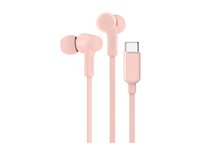 Belkin SoundForm - Ørepropper med mikrofon - i øret - kablet - USB-C - lydisolerende - rosa G3H0002HQPKV2