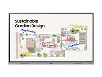 Samsung Interactive Display WE65FX - 65" Diagonalklasse WEFX Series LED-bakgrunnsbelyst LCD-skjerm - utdanning / næringsliv - med innebygd interaktiv tusjtavle, berøringsskjerm (flerberørings) - 4K UHD (2160p) 3840 x 2160 LH65WEFWLGCXEN