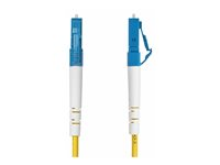 StarTech.com 1m (3.3ft) LC to LC (UPC) OS2 Single Mode Simplex Fiber Optic Cable, 9/125µm, Laser Optimized, 40G/100G, Bend Insensitive, Low Insertion Loss - LSZH Fiber Patch Cord (SPSMLCLC-OS2-1M) - Koblingskabel - LC/UPC-enkeltmodus (hann) til LC/UPC-enkeltmodus (hann) - 1 m - 1 m - 2 mm - fiberoptisk - simpleks - 9 / 125 micron - OS1/OS2 - halogenfri, passiv, toretnings - gul SPSMLCLC-OS2-1M