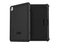 OtterBox Defender Series - Beskyttelsesboks baksidedeksel for nettbrett - robust - polykarbonat, termoplastisk elastomer (TPE) - svart - 13" - for Apple 13-inch iPad Pro (M4) 77-95232