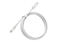 OtterBox Standard - Lightning-kabel - USB-C hann til Lightning hann - 2 m - skystøvhvit - Power Delivery-støtte 78-52646