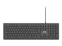 PORT Connect EXECUTIVE OFFICE - Tastatur - USB, USB-C - Svensk 900754-SW