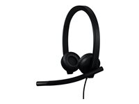 Logitech H570e - Hodesett - on-ear - kablet - USB-C - Certified for Microsoft Teams 981-001431