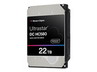 WD Ultrastar DC HC580 WUH722422AL5204 - Harddisk - Data Center - 22 TB - intern - 3.5" - SAS 12Gb/s - 7200 rpm - buffer: 512 MB 0F62791