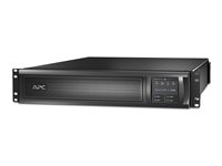 APC Smart-UPS X 3000 Rack/Tower LCD - UPS - AC 208/230 V - 2.7 kW - 3000 VA - enkeltfase - Ethernet 10/100, RS-232 - utgangskontakter: 11 - 2U - svart - APC Take-Back SMX3000RMHV2UNC